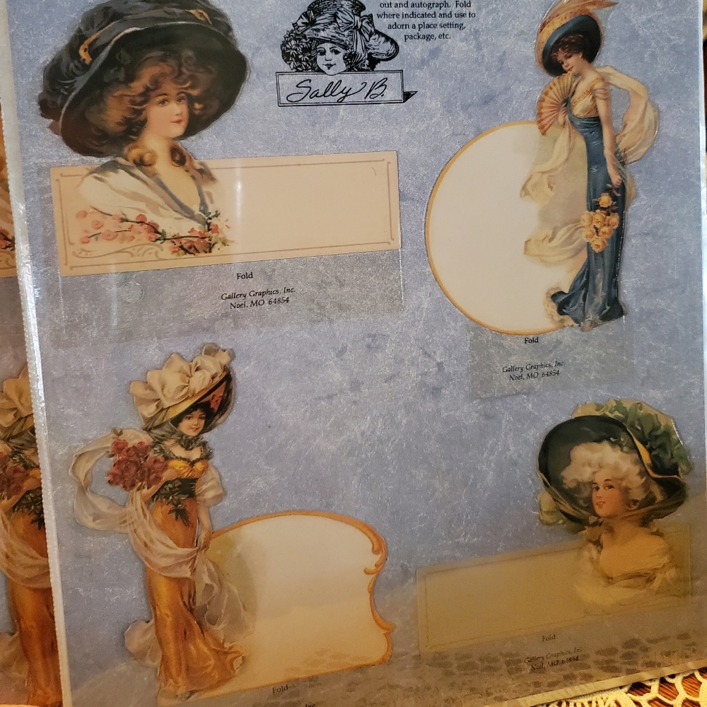 Victorian Place Cards